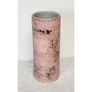 Vintage Baldelli Italy for Gumps Pink Ceramic Vase
